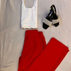 ~ TOPSHOP TROUSER ~ My Everyday Trouser in Red